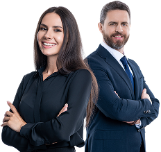 empresarios mujer hombre